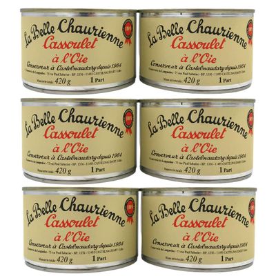 La Belle Chaurienne Goose Cassoulet 420g x 6
