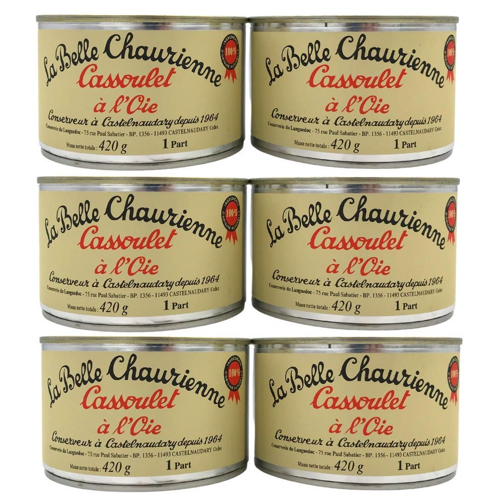 La Belle Chaurienne Goose Cassoulet 420g x 6