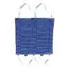 100% Cotton Washable Face Protector with Nasal Bar, Made in France, AFNOR Standards, Navy Stripe/White Tie, Set of 2 Pieces (Child Size) view 1