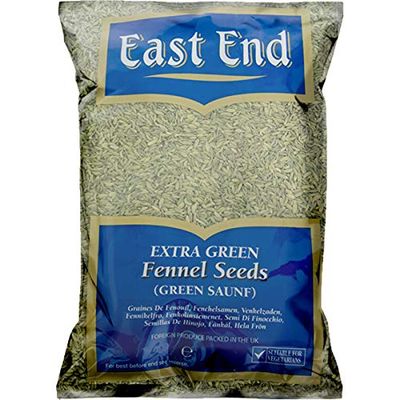 East END Extra Green Fennel Seeds (Green SAUNF) 375g