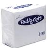 100 PCS BULKY SOFT White Paper Napkins 24CM X 24CM TISSUES Restaurant Catering 2-PLY (1) view 1