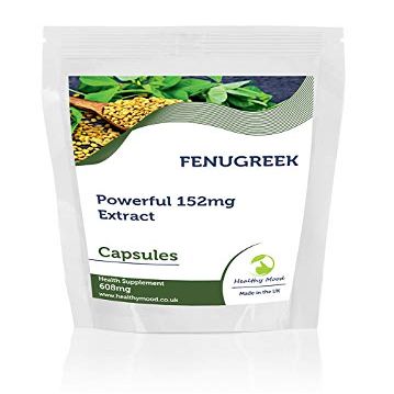 Fenugreek 608mg Extract Capsules Greek Hay Clover Sample Pack x7