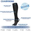 CHARMKING Compression Socks for Women & Men Circulation 8 Pairs 15-20 mmHg is Best Support for Athletic Running Cycling - - S-M view 4