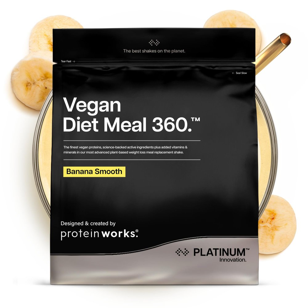 Protein Works | Vegan Diet Meal 360 - Platinum, Banana Smooth, 500g