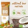 Weider Bio Natural Bar (20 x 50g) Almond & Coconut. High Energy Organic Natural Bar with real fruits and nuts. No palm oil. Vegan (1kg) view 3