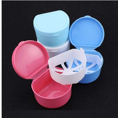 Dental Box Denture Teeth Storage Case Mouth Guard Container Tray Fit for Collection Storage Boxes Fit for Collection Random Color