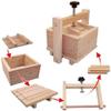 Tofu molding Box, 2-in-1 Wooden tofu Cheese Machine and Press with 3-Piece Fabric to Assemble. Can Make 3 Flavors of Tofu, Dried Tofu and Tofu Skin view 4