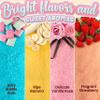 GREENDOSO Sugar For Candy Floss Machine (4x320g) - Pack of 4 Flavours (Strawberry-Bubble Gum-Banana-Vanilla) - 50 Sticks view 3