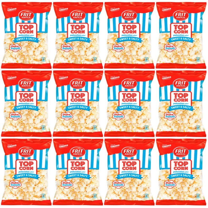 Frit Ravich: Sweet and salty popcorn 120gr pack of 12 bags