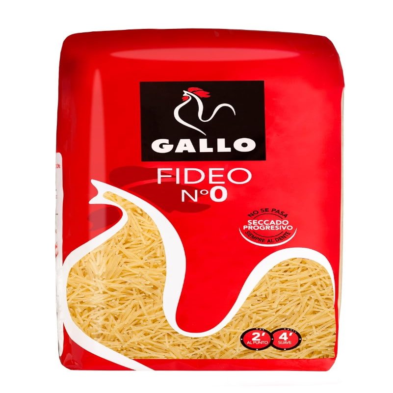 Fideo Size 0 for Paella or Soup Noodles, Rice Replacement 450g