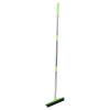 Squeegee Edge Easy To Clean Dust Removal Floor Sweeper, Telescopic Floor Broom, Tiles Pet Hair Carpets for Floors(green) view 1