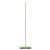 Squeegee Edge Easy To Clean Dust Removal Floor Sweeper, Telescopic Floor Broom, Tiles Pet Hair Carpets for Floors(green) view 3