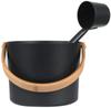 Aluminum Sauna Bucket 7 Liters with Long Handle. Ladle Set of Sauna Barrels. The Most Durable and Luxurious Sauna Products from Sauna Enthusiasts. view 1