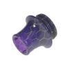 Armerah Cone 810 Drip Tip eCig Mouthpiece Short/Big Snakeskin Epoxy Resin Single Purple view 2