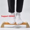 12 Inch Anti Slip Shower Grab Bar Handle, Wood Texture Safety Hand Rail Support Bar for Handicap Elderly Injury Waterproof Rust-Resistant Steel50cm 19.6in view 3