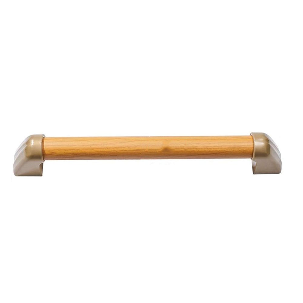 12 Inch Stainless Steel Shower Grab Bar, Wood Texture Safety Handle for Bathtub, 880 lbs Supporting Stairway Handrail Grip Prevention for Elderly, Disabled, Grilled Paint CraftDark Wood