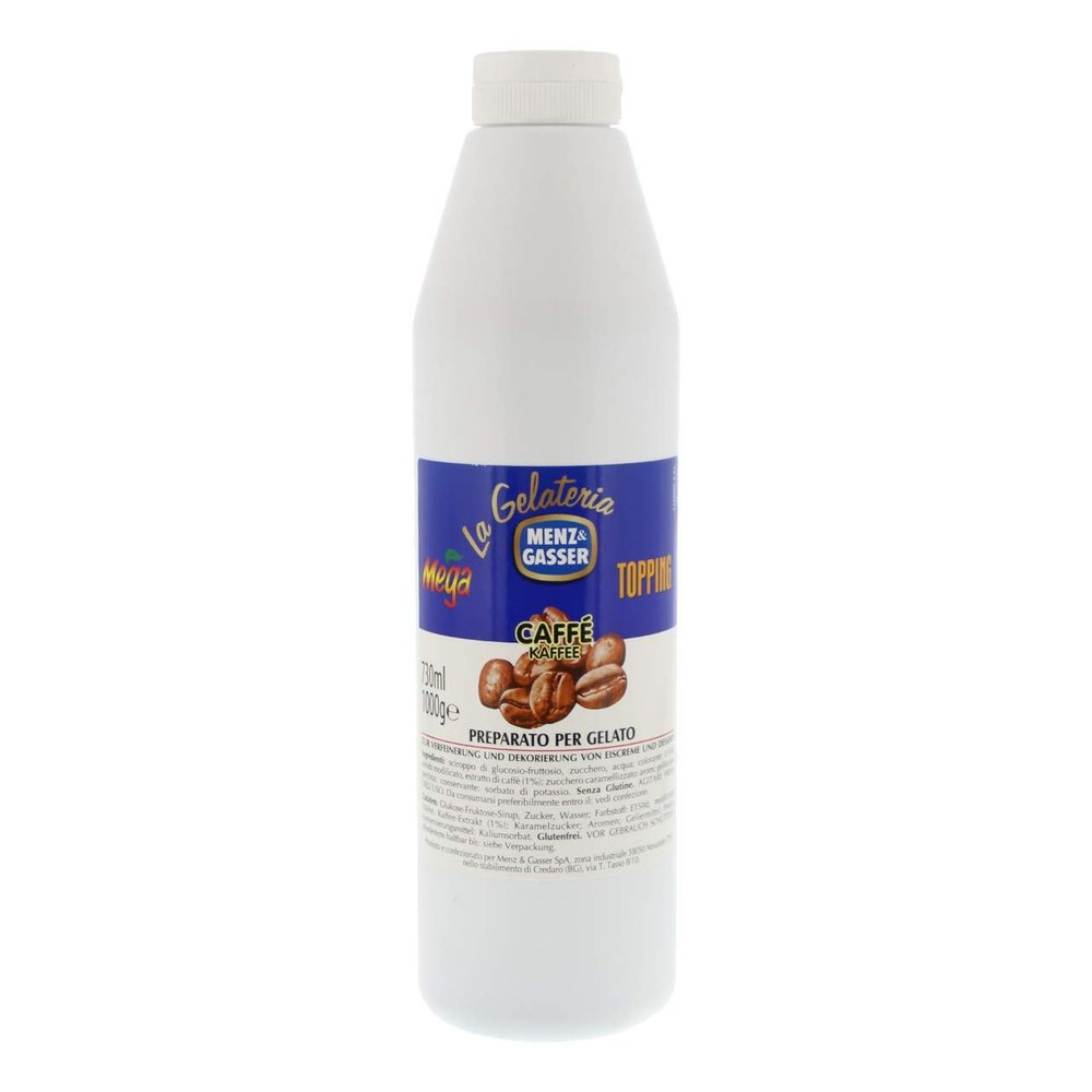 Menz & Gasser Mega Topping Coffee Squeeze Bottle - Bottle 1 kg