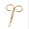 Rubis Duck Gold - Hair Removal Scissors - Round tip Scissors - Eyebrow Scissors and Beard Scissors - Bathroom Scissors view 3