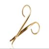 Rubis Duck Gold - Hair Removal Scissors - Round tip Scissors - Eyebrow Scissors and Beard Scissors - Bathroom Scissors view 4