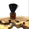 Inkgrafix Shaving Brush in Wood with Black Brushes (Without Decor) - IG25036 - Inkgrafix De Shaving Beard Rasierbecher Shaver Shaving Mug Razor Mann Mens Brushes view 3