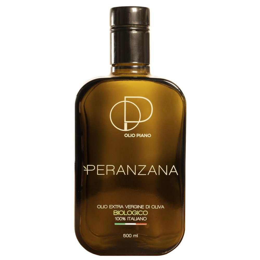 Agricola Piano - Italian extra virgin olive oil from single cultivar Peranzana 500 ml bottle - Cold Pressed, Award-Winning  100% Italian  Buy directly from the producer