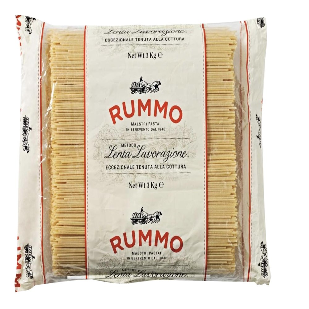 Rummo Spaghetti No.3 Italian Pasta, 3 kg (Pack of 1)  Classic Long Strands for Timeless Dishes  Artisan-Made in Italy with Lenta Lavorazione
