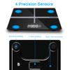 Bathroom Scale 180Kg/50g 11" Personal Weighing Bathroom Scale Black&Silver view 2