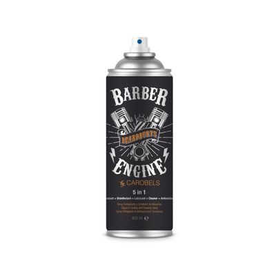 Beardburys 5 in 1 Hair Clippers Cleaning Spray, Cools, Lubricates, Cleans your Hair Clippers, 400ml