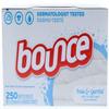 250ct of Bounce Fabric Softener Dryer Sheets, Free & Gentle view 1