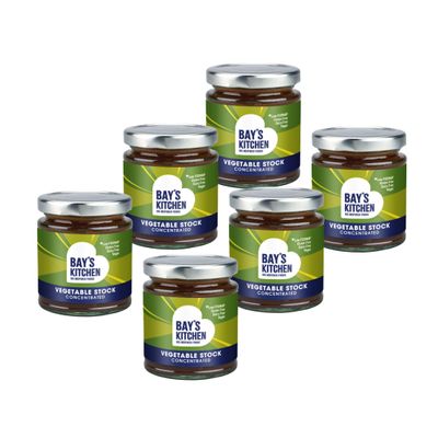 Bay's Kitchen Concentrated Vegetable Stock, Case of 6 | Gluten & Dairy Free, Low FODMAP & Vegan