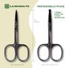 Beauty Scissors Set Eyebrow Scissors Nose Hair Removal Beard Scissors Men - 2 Pieces Sharp, Small, Matte Black view 2