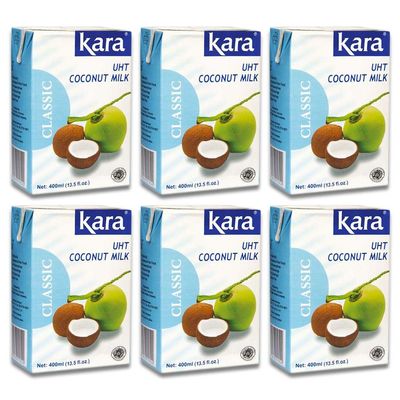Kara Classic Coconut Milk - 6 X 400ml