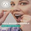 Bamboo Charcoal Dental Floss Refills, Bambo Woven Fibres, 5 x 33 Yards, Organic Refillable Dental Floss, Natural Floss, Eco-Friendly Floss. Plant-Based Candelilla Wax Floss with Natural Mint Flavoring view 2