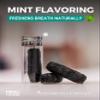 Bamboo Charcoal Dental Floss Refills, Bambo Woven Fibres, 5 x 33 Yards, Organic Refillable Dental Floss, Natural Floss, Eco-Friendly Floss. Plant-Based Candelilla Wax Floss with Natural Mint Flavoring view 4