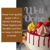 WELL DONE Cake Topper Glitter Cardstock Party Favour Party Decoration Cake Toppers (SILVER) view 3