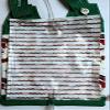 100% Cotton Catheter Night Bag Holder with Handle. Festive Season. Santa. Cover for a Catheter Night Bag. view 4