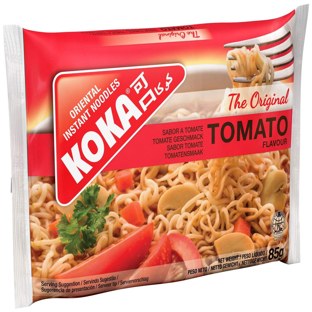Koka Noodles Original Tomato Flavour Oriental Style Instant Noodles 30 Packets of 85 g