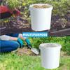 White Storage Bucket with Resealable Tamper Evident Lid (7) view 4
