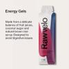 Rawvelo Energy Gels - Blueberry & Hibiscus - Vegan & Natural Cycling, Hiking, Running Gels with 20g Carbohydrates & 50mg Natural Caffeine - Sustained Energy Release, Natural Sugars - 20x50g view 4