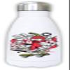 Chilli Skater Hot Sauce Funny Graphic Chili Thermal Water Bottle view 1