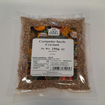 Old India Coriander Seeds Cracked 250g