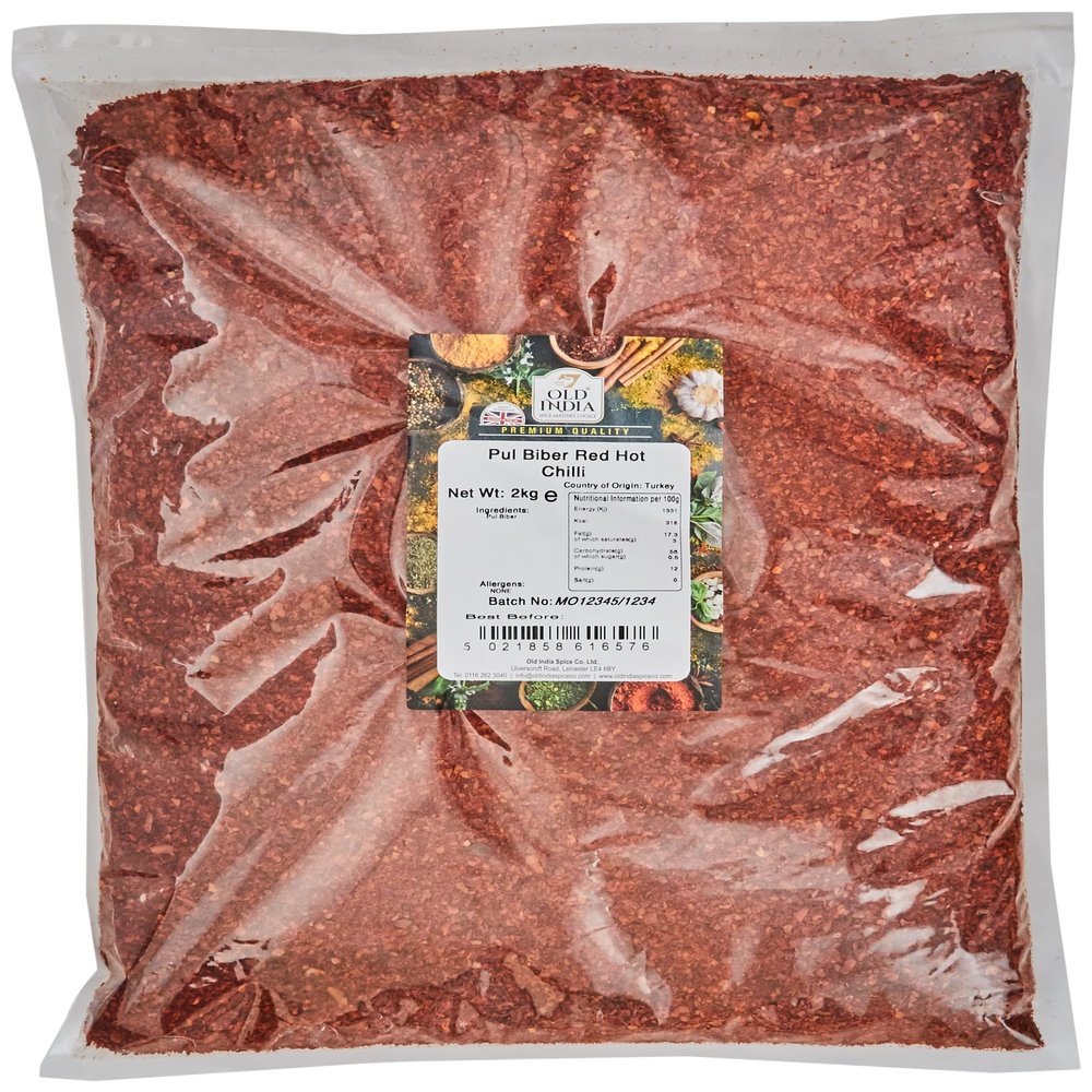 Old India Pul Biber Red Hot Chilli 2kg