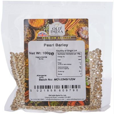 Old India Pearl Barley 100g
