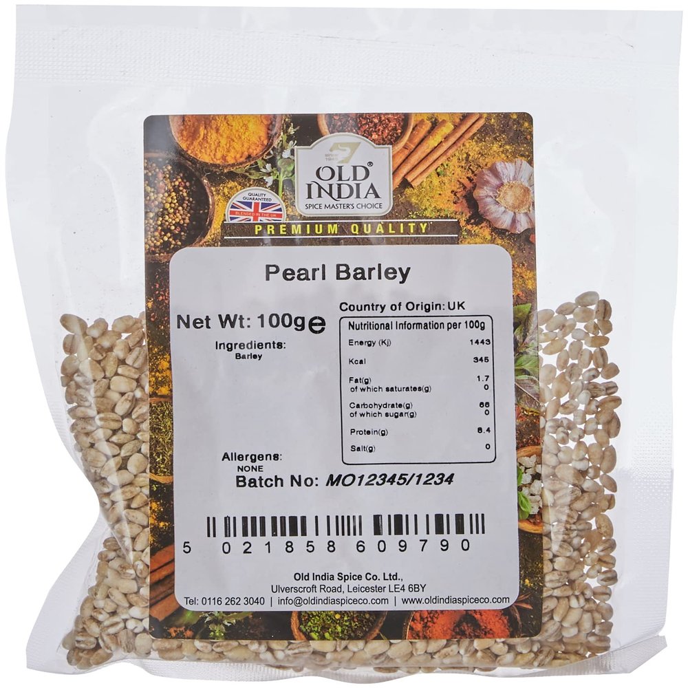 Old India Pearl Barley 100g