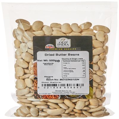 Old India Dried Butter Beans 500g