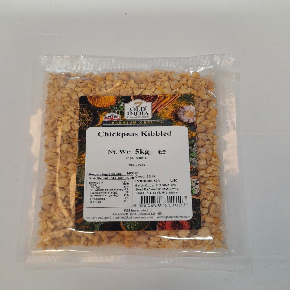 Old India Chickpeas Kibbled 5kg