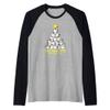 Toilet Paper Christmas Tree 2020 Shitty Year Gift Raglan Baseball Tee view 1