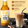 Skinny Food Co Salted Caramel Vanilla Syrup Zero Calorie 1L - Sugar Free Coffee Syrups for Tea, Hot Chocolate, Baking, Protein Drinks - Vegan, Gluten-Free & Fat-Free - Syrups For Coffee Drinks view 2
