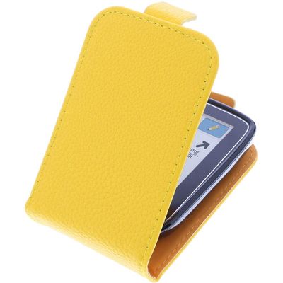 foto-kontor Case compatible with Abbott Freestyle Libre 2 Flip Style yellow protection