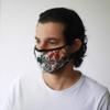 Ancient Wisdom Reusable Fashion Face Mask - Colourful Skull (Adult) view 2